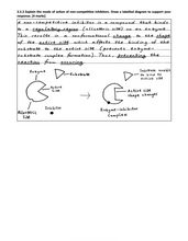 Load image into Gallery viewer, Solution for enzyme inhibition question in the Biology Question Book resource