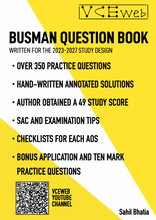 Load image into Gallery viewer, Busman Question Book [2023 Edition] | VCEWeb
